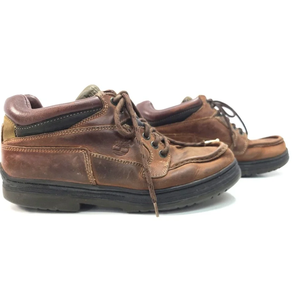 Timberland Men's Waterproof Chukka Gore Tex Brown‎ Leather Boots 37042 Sz 9.5M